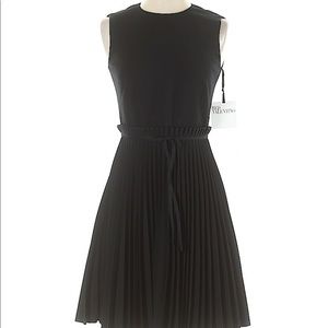 RED VALENTINO Paperbag Waist Pleated Dress